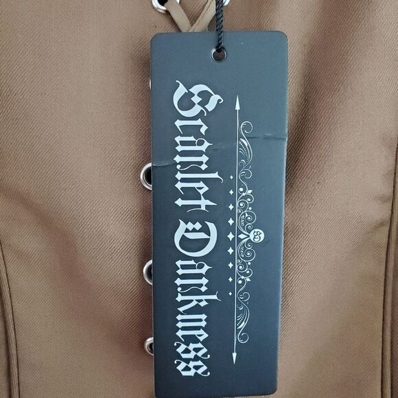 Brown Corset-Style Vest - Picture 3 of 8